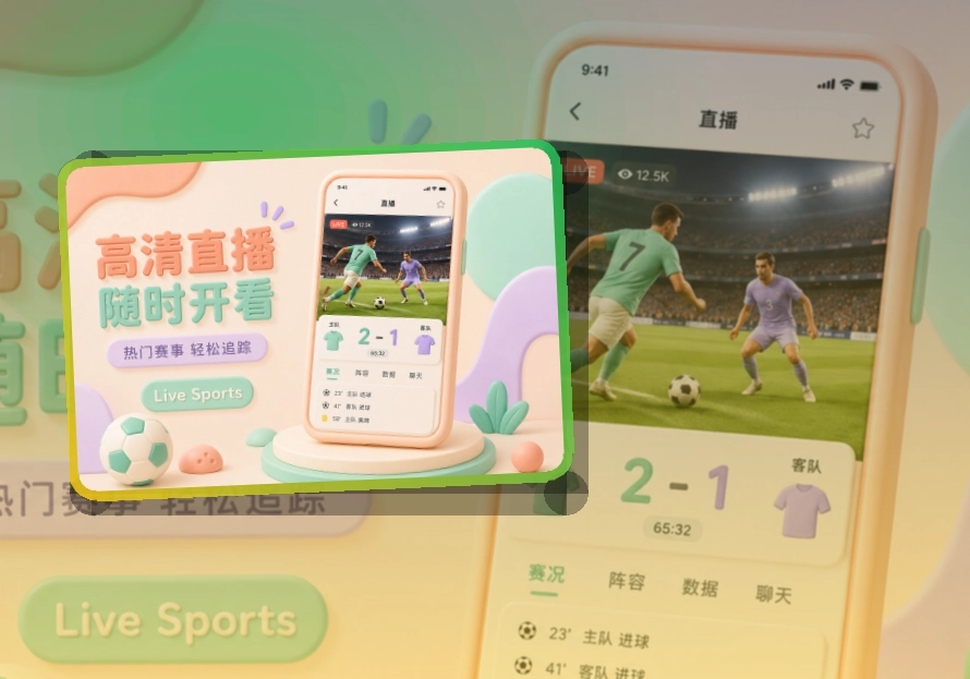开云 App看赛能力补充 页面展示